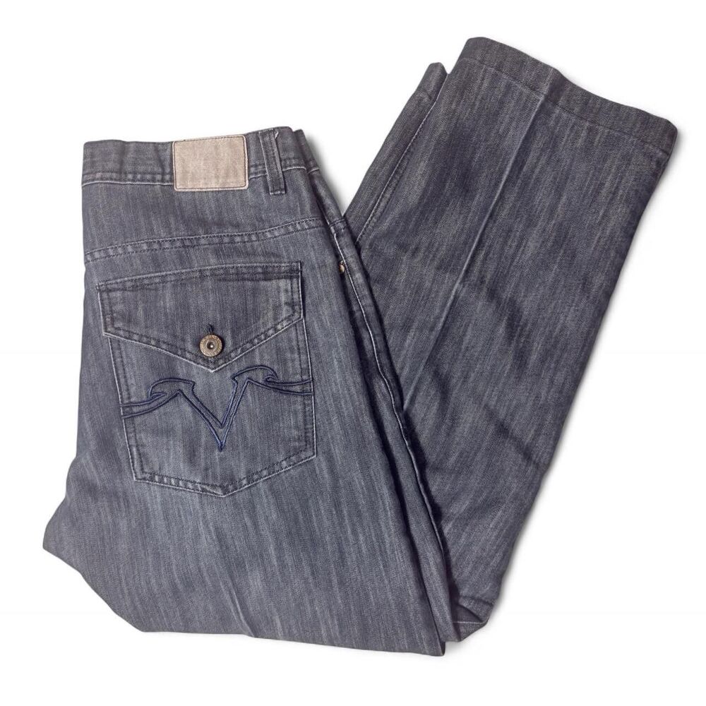 Koman Men's Blue and Navy Jeans